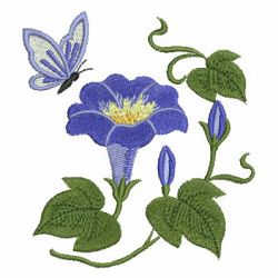 Morning Glory 2 08 machine embroidery designs