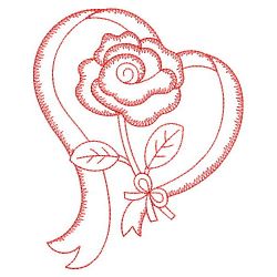 Redwork Rose 4 02(Sm) machine embroidery designs