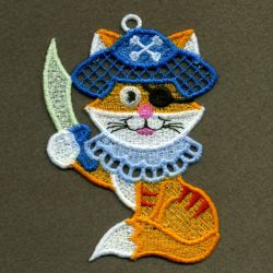 FSL Pirate Cat 10 machine embroidery designs
