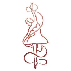 Dancer Outline 12(Md) machine embroidery designs