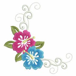 Hibiscus 02(Md) machine embroidery designs
