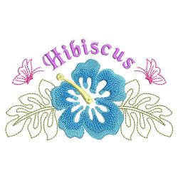 Hibiscus 03(Lg) machine embroidery designs