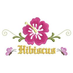Hibiscus 04(Md) machine embroidery designs