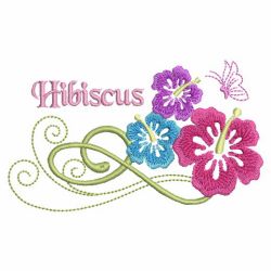 Hibiscus 07(Md) machine embroidery designs
