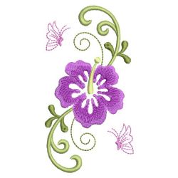 Hibiscus 09(Md) machine embroidery designs