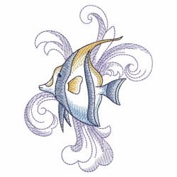Simple Tropical Fish 02(Sm) machine embroidery designs