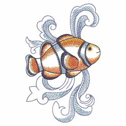 Simple Tropical Fish 05(Sm) machine embroidery designs