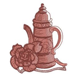 Sketched Tea Time 11 machine embroidery designs