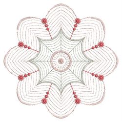 Rippled Floral Elegance 02(Lg) machine embroidery designs