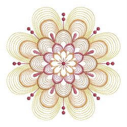 Rippled Floral Elegance 05(Md) machine embroidery designs