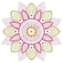 Rippled Floral Elegance 08(Md) machine embroidery designs