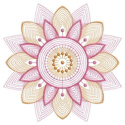 Rippled Floral Elegance 08(Sm) machine embroidery designs