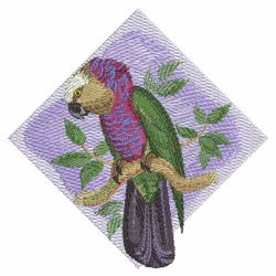 Watercolor Parrot 02(Md) machine embroidery designs