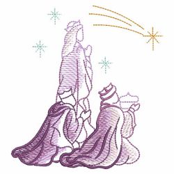 Sketched Nativity 08(Lg) machine embroidery designs