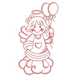 Redwork Little Angels 12(Sm) machine embroidery designs