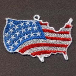 FSL Patriotic Ornaments machine embroidery designs