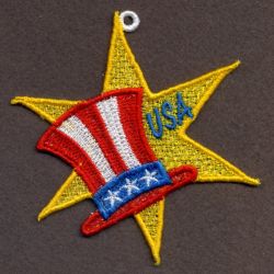 FSL Patriotic Ornaments 06 machine embroidery designs