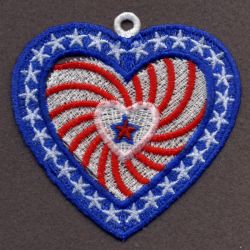 FSL Patriotic Ornaments 07 machine embroidery designs