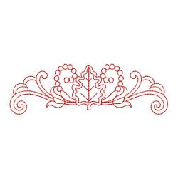 Redwork Leaves Decor 01(Md) machine embroidery designs