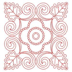 Redwork Leaves Decor 10(Md) machine embroidery designs