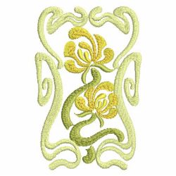 Art Nouveau Blooms 05 machine embroidery designs