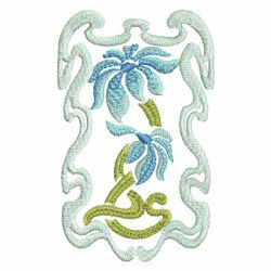 Art Nouveau Blooms 07 machine embroidery designs