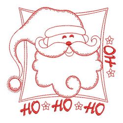 Redwork Stick Figure Santa 08(Sm)
