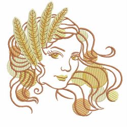 Sketched Beauty 07(Md) machine embroidery designs
