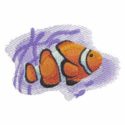 Watercolor Tropical Fish 3 08