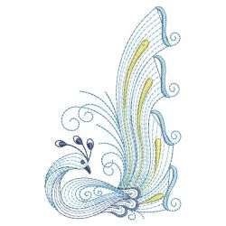 Rippled Peacocks 16(Sm) machine embroidery designs