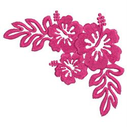 Art Deco Hibiscus 07(Lg) machine embroidery designs