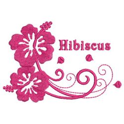 Art Deco Hibiscus 10(Md) machine embroidery designs