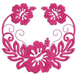 Art Deco Hibiscus 11(Lg) machine embroidery designs