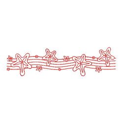 Redwork Summer Borders 2 04(Lg) machine embroidery designs