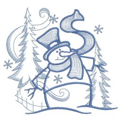 Snowman Outline 09(Lg)