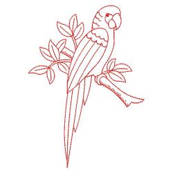 Redwork Parrots 07(Md) machine embroidery designs