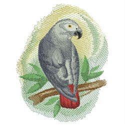Watercolor Parrot 2(Sm) machine embroidery designs