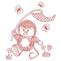 Redwork Baby Hedgehog 02(Lg)