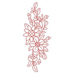 Redwork Secret Garden 02(Lg) machine embroidery designs