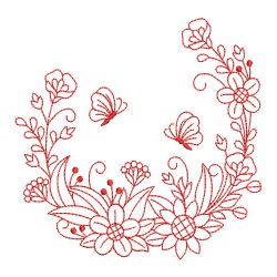 Redwork Secret Garden 03(Lg) machine embroidery designs
