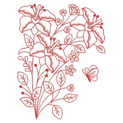 Redwork Secret Garden 04(Md) machine embroidery designs