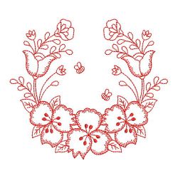 Redwork Secret Garden 05(Lg) machine embroidery designs