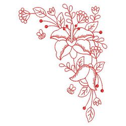 Redwork Secret Garden 07(Sm) machine embroidery designs