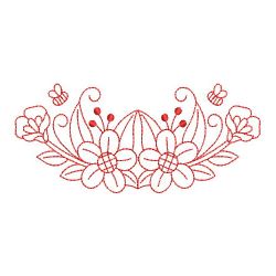 Redwork Secret Garden 14(Lg)