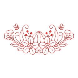 Redwork Secret Garden 14(Sm) machine embroidery designs