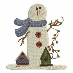 Country Snowman 05 machine embroidery designs