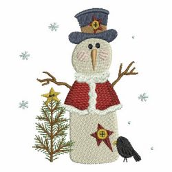 Country Snowman 06 machine embroidery designs