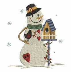 Country Snowman 07 machine embroidery designs