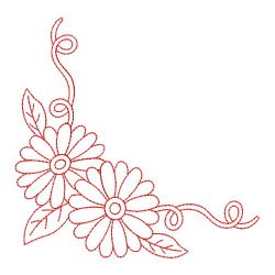 Redwork Daisy 04(Lg)