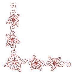 Redwork Daisy 08(Lg) machine embroidery designs